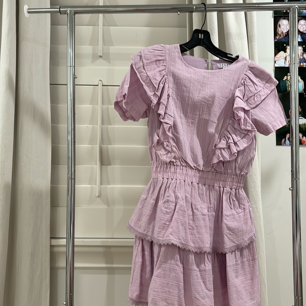 TCEC mini dress lilac purple